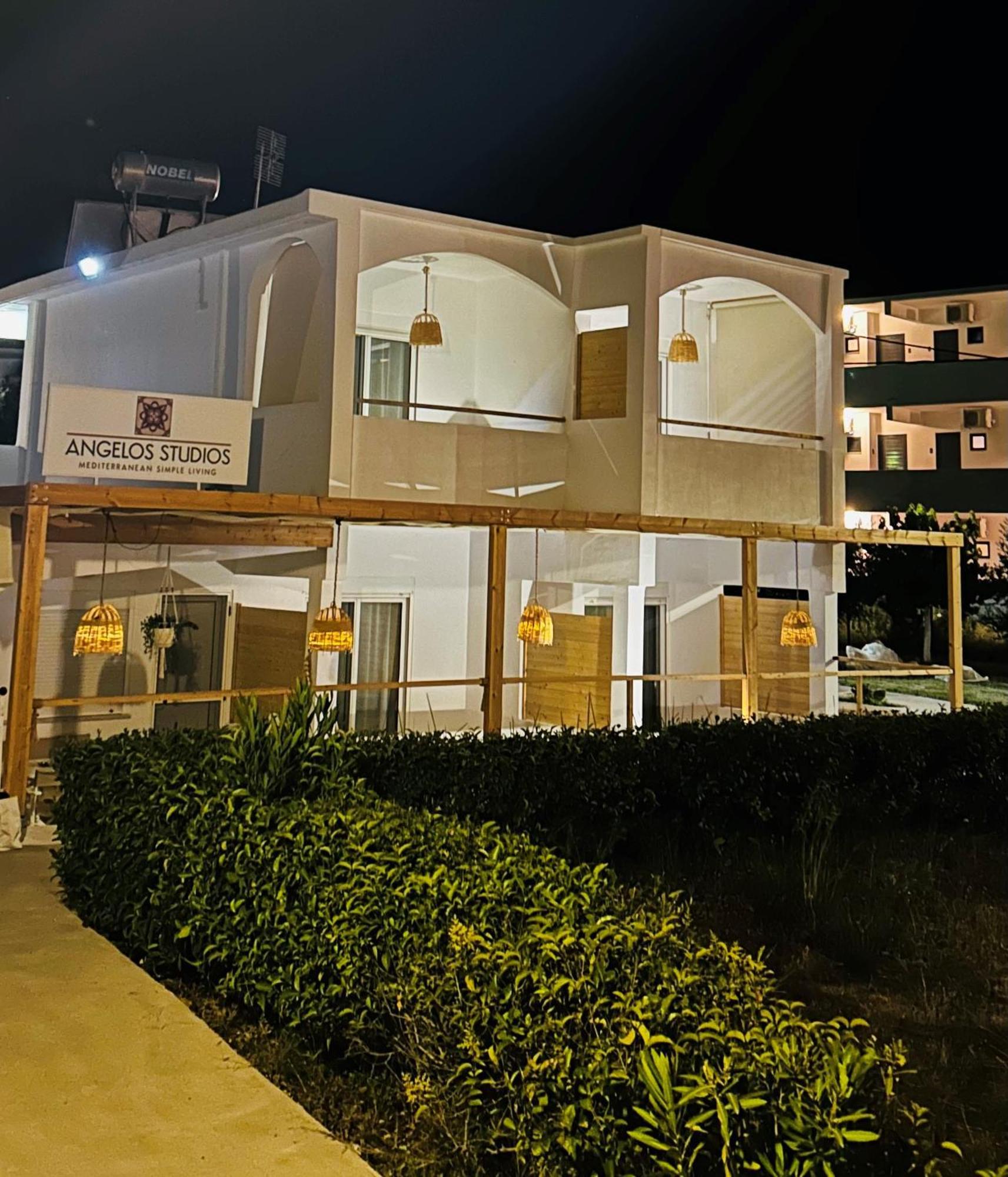 Angelos Studios 1-2 In Faliraki Rhodes-Ground Floor Екстер'єр фото